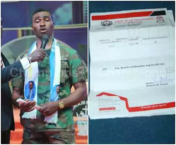 Popular Abuja Pastor Allegedly Heals HIV Positive Nigerian Soldier (Photos)